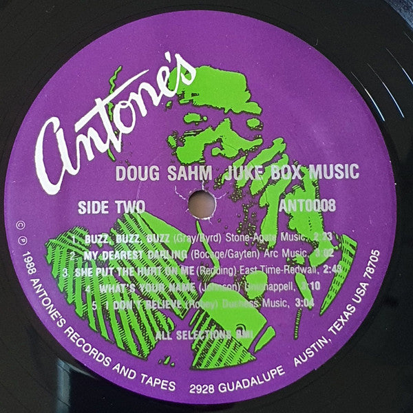 Doug Sahm - Juke Box Music (Vinyl, LP, Album, Stereo) Very Good Plus (VG+) / Very Good (VG)