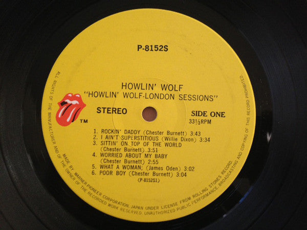 Howlin' Wolf - London Sessions (Vinyl, LP, Album) Very Good Plus (VG+) / Good Plus (G+)