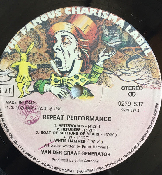 Van Der Graaf Generator - Repeat Performance (Vinyl, LP, Compilation) Very Good Plus (VG+) / Very Good (VG)