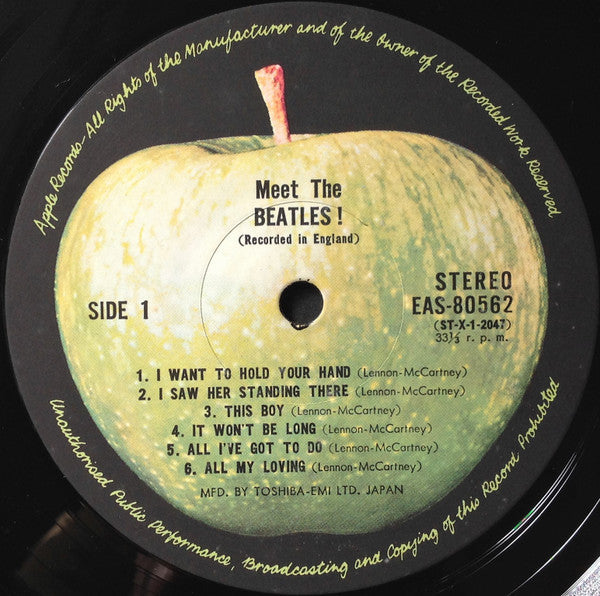 The Beatles - Meet The Beatles! = ミート・ザ・ビートルズ (Vinyl, LP, Album, St...