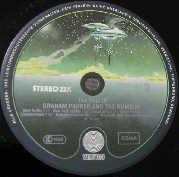 Graham Parker And The Rumour - The Best Of Graham Parker And The Rumour (Vinyl, LP, Compilation) Very Good Plus (VG+) / Very Good (VG)