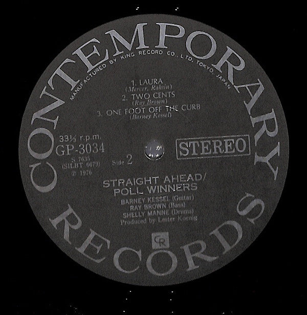 The Poll Winners - Straight Ahead (Vinyl, LP, Album, Reissue, Stereo) Very Good (VG) / Good Plus (G+)