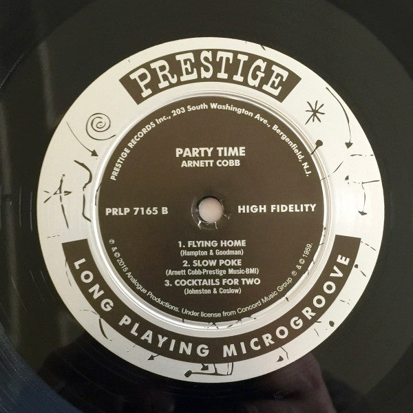 Arnett Cobb - Party Time (Vinyl, LP, Album, Limited Edition, Numbered, Reissue, Remastered, Stereo) Near Mint (NM or M-) / Near Mint (NM or M-)