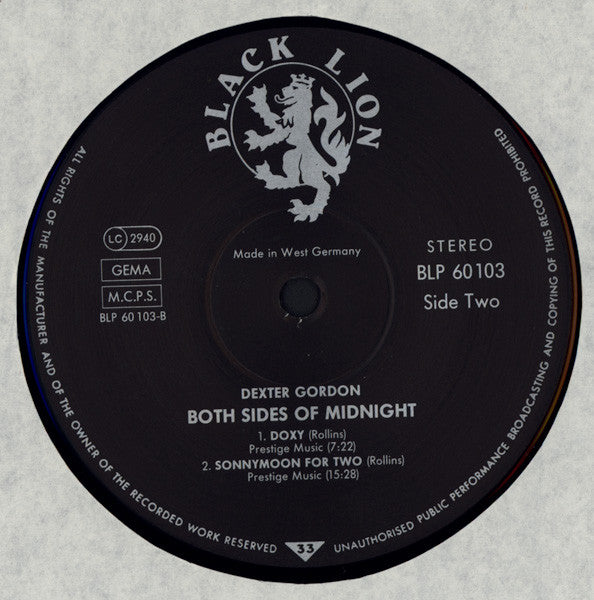 Dexter Gordon - Both Sides Of Midnight (Vinyl, LP) Good Plus (G+) / Good Plus (G+)