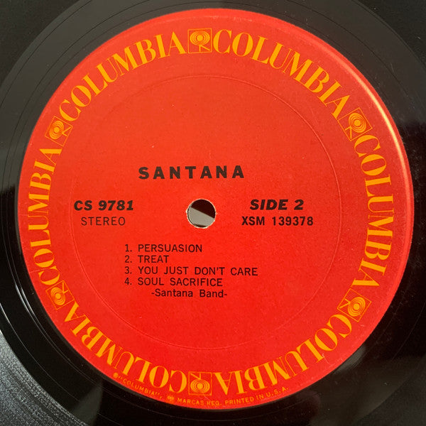 Santana - Santana (Vinyl, LP, Album, Reissue) Very Good (VG) / Very Good Plus (VG+)