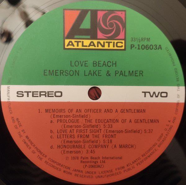 Emerson, Lake & Palmer - Love Beach (Vinyl, LP, Album)