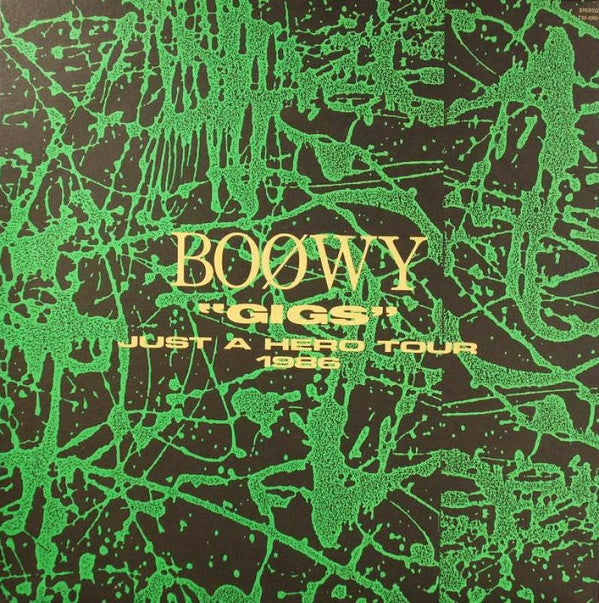 Boøwy - "Gigs" Just A Hero Tour 1986 (Vinyl, LP, Album, Limited Edi...