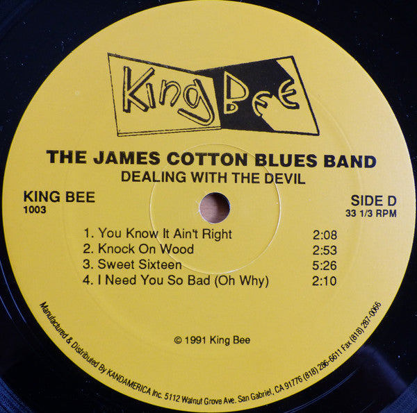 The James Cotton Blues Band - Dealing With The Devil (2xVinyl, LP, Compilation) Very Good Plus (VG+) / Very Good Plus (VG+)