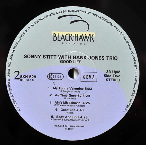 Sonny Stitt - Good Life (Vinyl, LP, Album) Very Good Plus (VG+) / Very Good Plus (VG+)