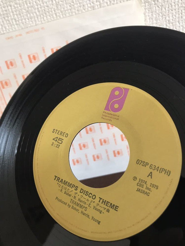 The Trammps - Trammps Disco Theme (Vinyl, 7", 45 RPM, Single) Very Good Plus (VG+) / Very Good Plus (VG+)