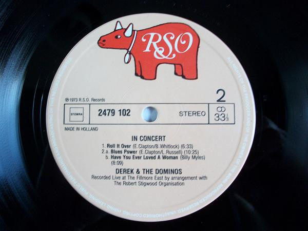 Derek & The Dominos - In Concert (2xVinyl, LP, Album, Stereo) Very Good Plus (VG+) / Very Good Plus (VG+)