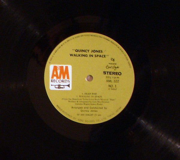 Quincy Jones - Walking In Space (Vinyl, LP, Album, Stereo)