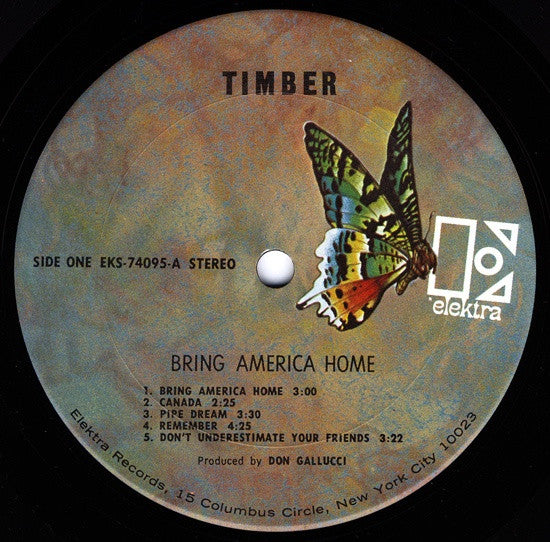 Timber (6) - Bring America Home (Vinyl, LP, Album) Good Plus (G+) / Good (G)