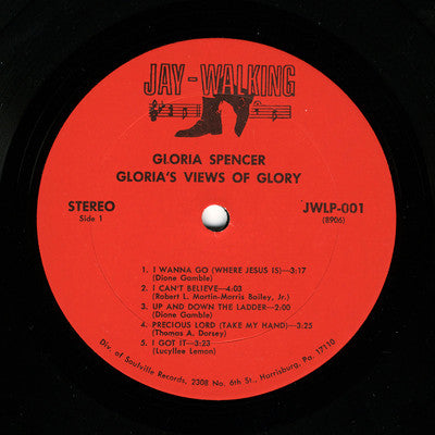 Gloria Spencer - Gloria's Views Of Glory (Vinyl, LP, Album) Very Good (VG) / Very Good (VG)