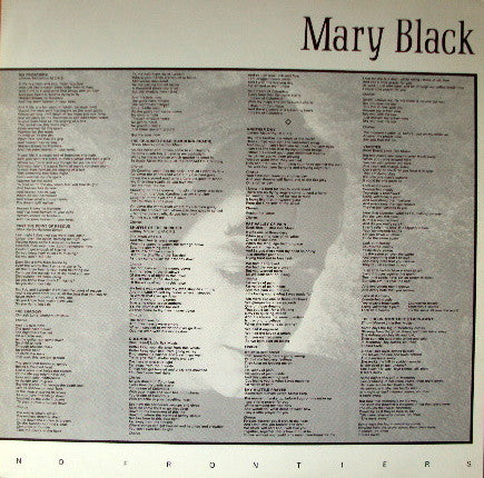 Mary Black - No Frontiers (Vinyl, LP, Album) Very Good (VG) / Good Plus (G+)