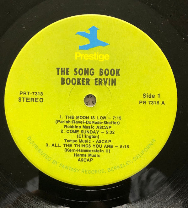 Booker Ervin - The Song Book (Vinyl, LP, Album, Reissue, Repress, Stereo) Very Good (VG) / Good Plus (G+)