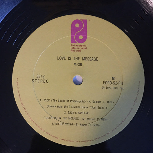 MFSB - Love Is The Message (LP, Album, Reissue) - Very Good (VG) / Very Good Plus (VG+)