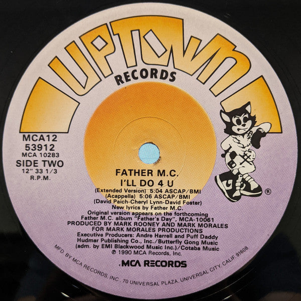 Father MC - I'll Do 4 U (Vinyl, 12", 33 ⅓ RPM, Single, Reissue) Very Good Plus (VG+) / Generic