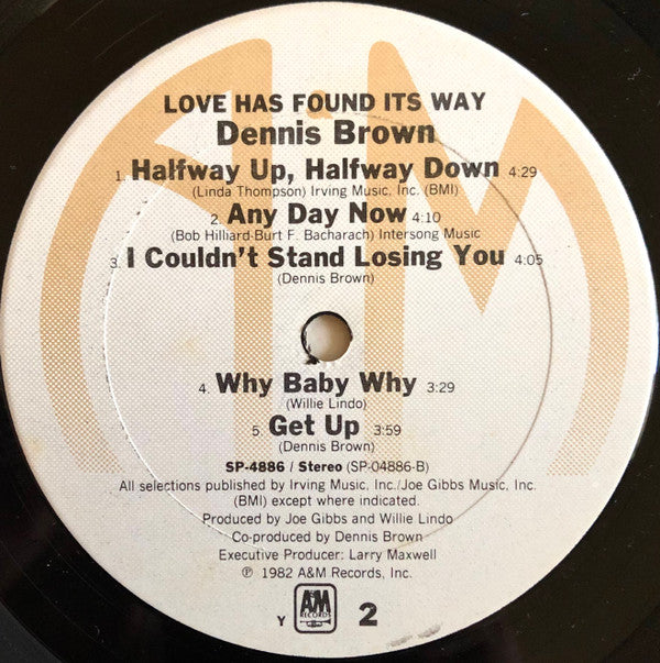 Dennis Brown - Love Has Found Its Way (Vinyl, LP, Album, Stereo)