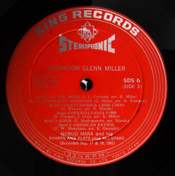 Nobuo Hara And His Sharps & Flats - Operation Glenn Miller (Vinyl, LP, Album, Stereo) Near Mint (NM or M-) / Very Good Plus (VG+)