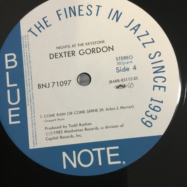 Dexter Gordon - Nights At The Keystone (2xVinyl, LP, Album) Near Mint (NM or M-) / Very Good (VG)