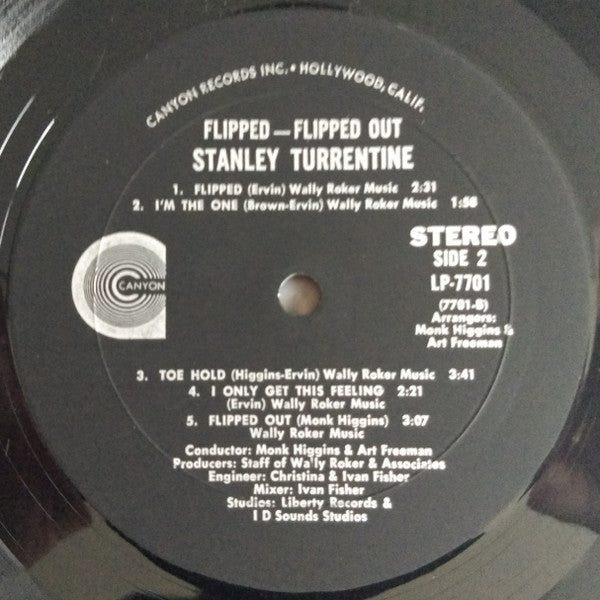 Stanley Turrentine - Flipped - Flipped Out (Vinyl, LP, Album, Stereo) Very Good (VG) / Very Good (VG)