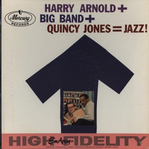 Harry Arnold - Harry Arnold + Big Band + Quincy Jones = Jazz! (Vinyl, LP, Album, Reissue) Near Mint (NM or M-) / Near Mint (NM or M-)