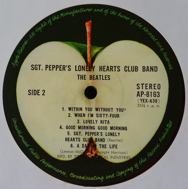 The Beatles - Sgt. Pepper's Lonely Hearts Club Band (Vinyl, LP, Album, Reissue, Stereo) Good Plus (G+) / Good Plus (G+)