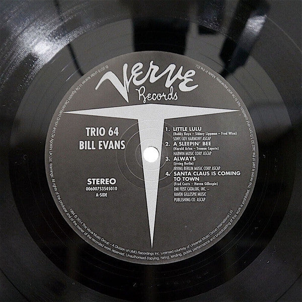 Bill Evans - Trio 64 (Vinyl, LP, Album, Reissue, Stereo)