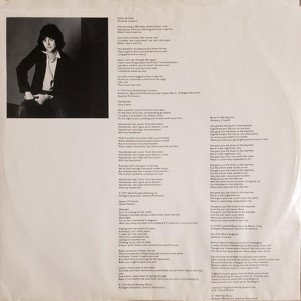 Rodney Crowell - But What Will The Neighbors Think (Vinyl, LP, Album) Very Good (VG) / Very Good (VG)