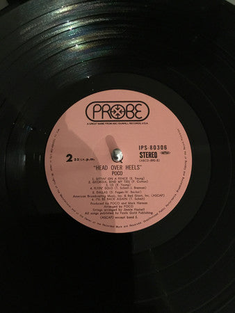 Poco (3) - Head Over Heels (Vinyl, LP, Album) Very Good (VG) / Very Good (VG)