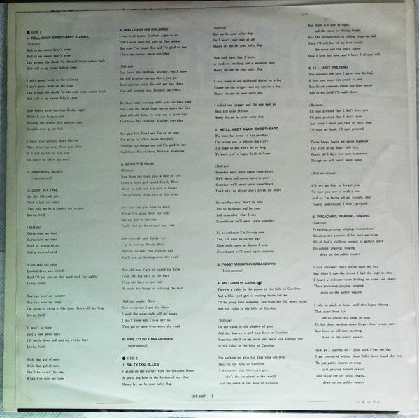 Flatt & Scruggs - Country Music (Vinyl, LP, Reissue, Mono)