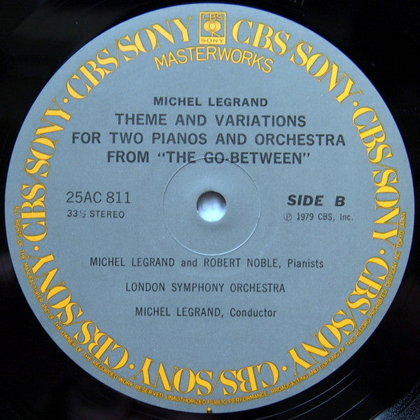 Michel Legrand - Performs His Symphonic Suite From "The Umbrellas Of Cherbourg" / Theme And Variations For Two Pianos And Orchestra From "The Go-Between" (Vinyl, LP) Very Good Plus (VG+) / Very Good Plus (VG+)