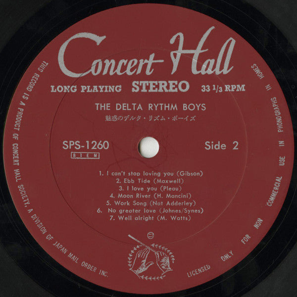 The Delta Rhythm Boys - The Delta Rhythm Boys (Vinyl, LP, Stereo) Very Good Plus (VG+) / Very Good Plus (VG+)