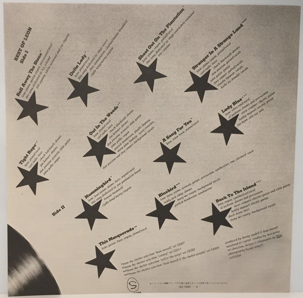 Leon Russell - Best Of Leon (Vinyl, LP, Compilation) Very Good Plus (VG+) / Very Good Plus (VG+)