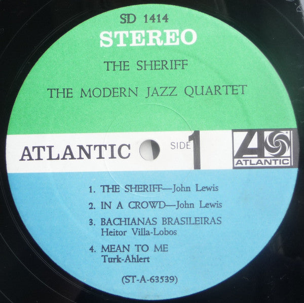 The Modern Jazz Quartet - The Sheriff (Vinyl, LP, Album) Very Good (VG) / Very Good (VG)
