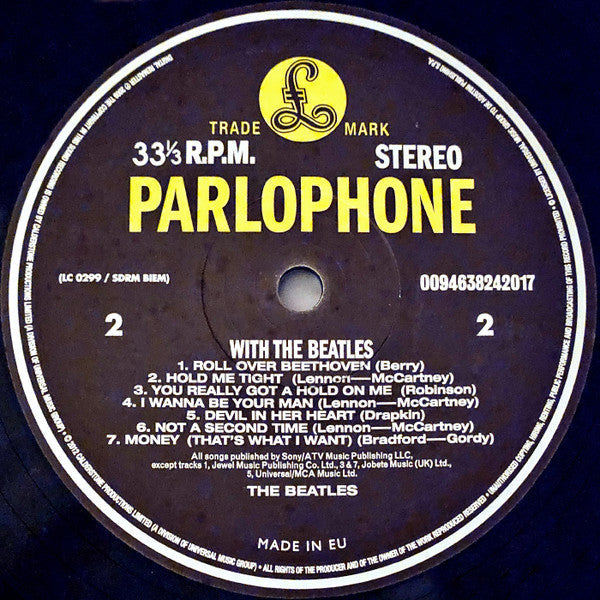 The Beatles - With The Beatles (Vinyl, LP, Album, Reissue, Remastered, Stereo) Mint (M) / Mint (M)
