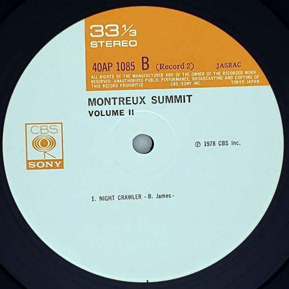 Various - Montreux Summit - Volume 2 (2xVinyl, LP, Album, Stereo) Very Good Plus (VG+) / Very Good Plus (VG+)