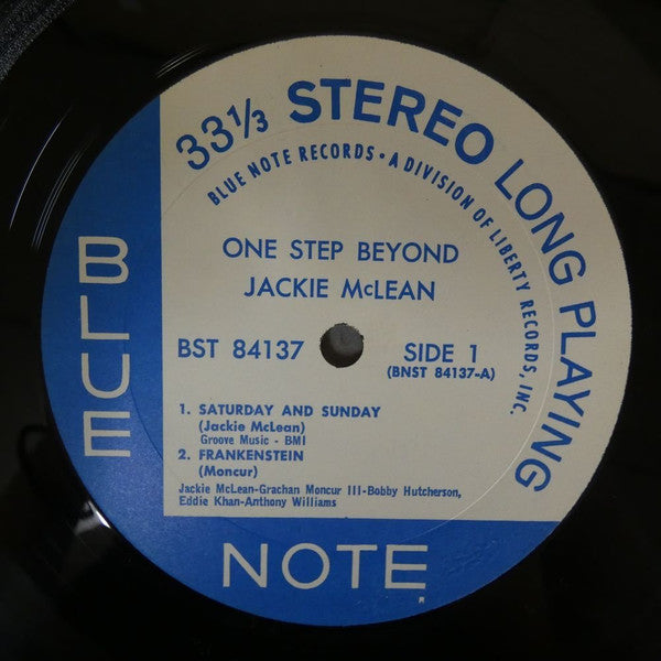 Jackie McLean - One Step Beyond (Vinyl, LP, Album, Reissue, Stereo) Very Good Plus (VG+) / Very Good Plus (VG+)