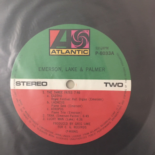 Emerson, Lake & Palmer - Emerson Lake & Palmer (Vinyl, LP, Album, R...