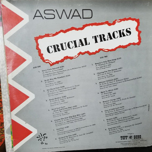 Aswad - Crucial Tracks (Vinyl, LP, Compilation) Good Plus (G+) / Good Plus (G+)