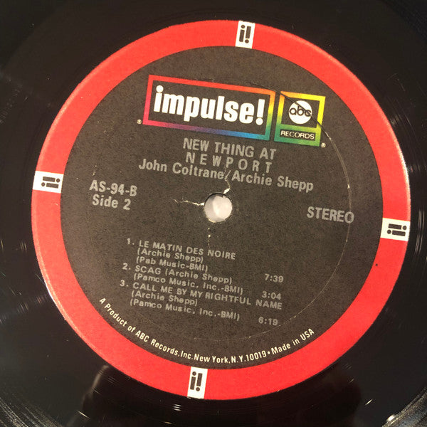 John Coltrane - New Thing At Newport (Vinyl, LP, Album, Stereo, Repress) Very Good Plus (VG+) / Very Good Plus (VG+)