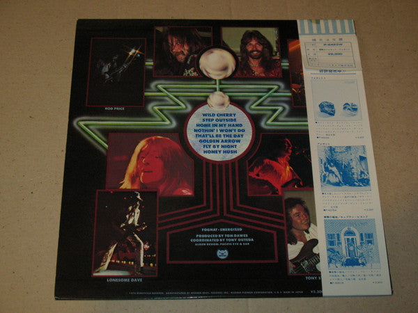 Foghat - Energized (Vinyl, LP, Album) Very Good Plus (VG+) / Very Good (VG)