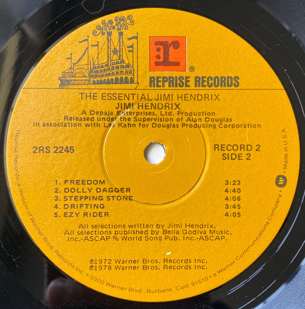Jimi Hendrix - The Essential Jimi Hendrix (2xVinyl, LP, Compilation) Very Good Plus (VG+) / Very Good Plus (VG+)