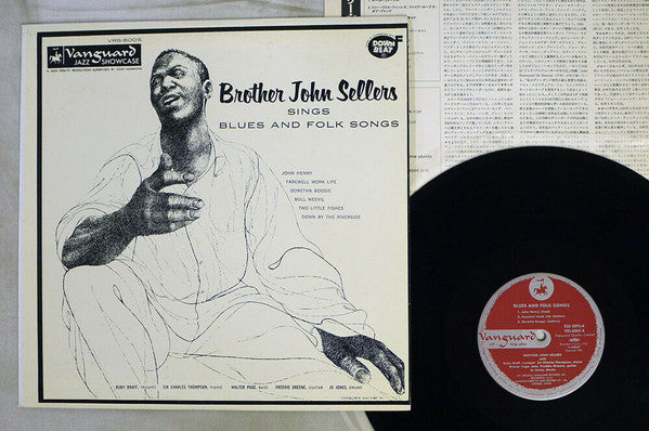Brother John Sellers - Sings Blues and Folk Songs (Vinyl, LP, Album, Limited Edition, Reissue, Mono) Near Mint (NM or M-) / Very Good Plus (VG+)