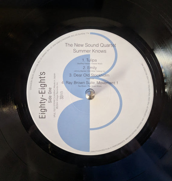 The New Sound Quartet - Summer Knows The New Sound Quartet Featuring Joe Locke And Geoffrey Keezer (Vinyl, LP, Stereo) Very Good Plus (VG+) / Very Good Plus (VG+)