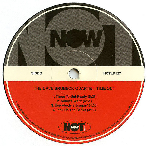 The Dave Brubeck Quartet - Time Out (Vinyl, LP, Album, Reissue) Very Good (VG) / Very Good (VG)
