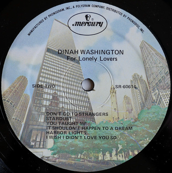 Dinah Washington - For Lonely Lovers (Vinyl, LP, Album, Reissue) Very Good (VG) / Very Good (VG)