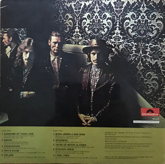 Cream (2) - Best Of Cream (Vinyl, LP, Compilation, Stereo) Very Good (VG) / Very Good (VG)