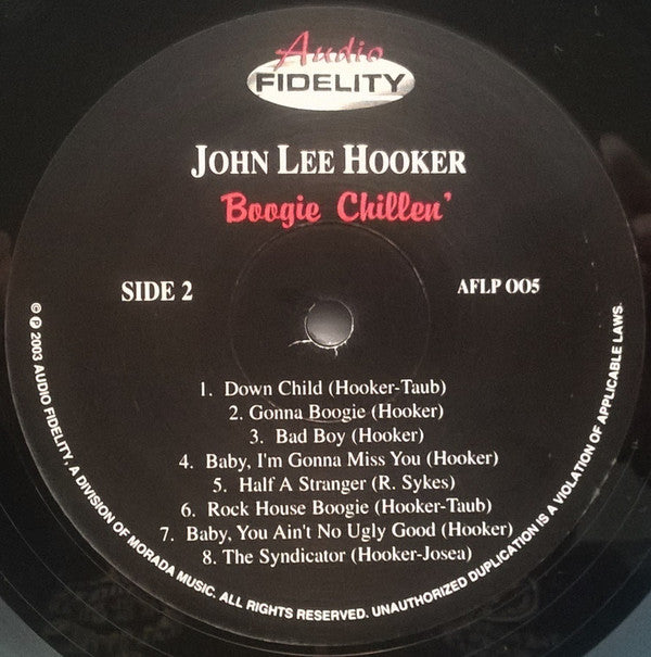 John Lee Hooker - Boogie Chillen' (Vinyl, LP, Compilation) Very Good Plus (VG+) / Near Mint (NM or M-)